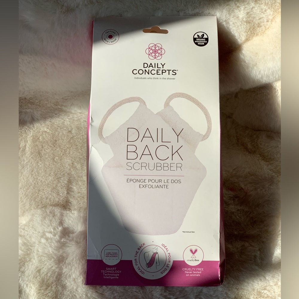 NIB Daily Concepts Organic Daily Back Scrubber. 2 Available!